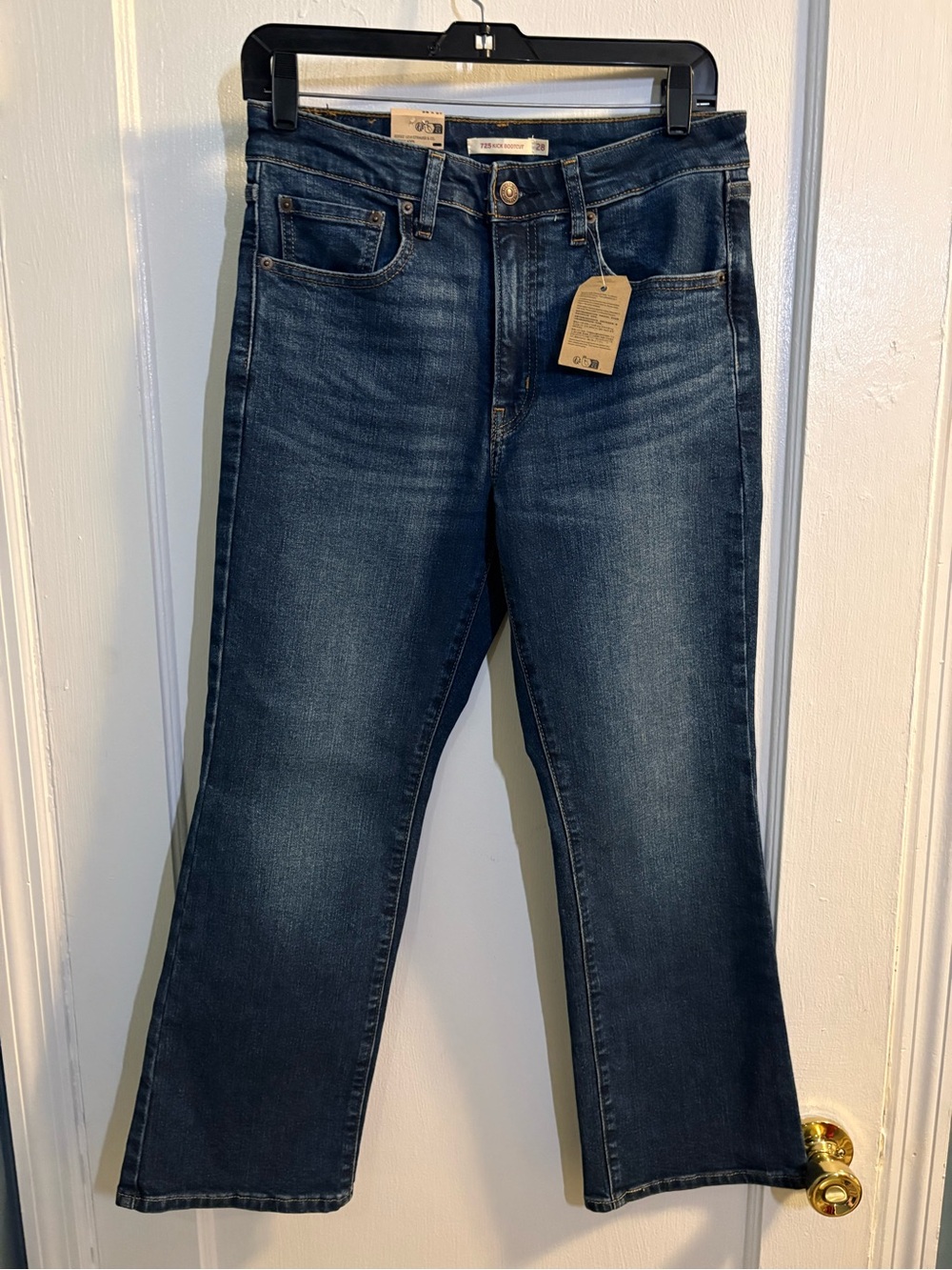 Women’s Levi’s Dark Blue Straight-Leg Jeans
